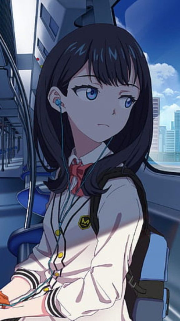Anime Girl Listening to Music Wallpaper (11)