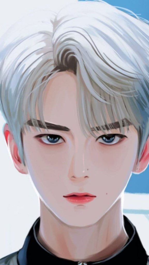 Cute Korean Cartoon Boy wallpaper 2024