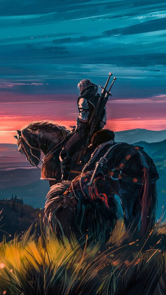 Geralt of Rivia Key Art Wallpaper