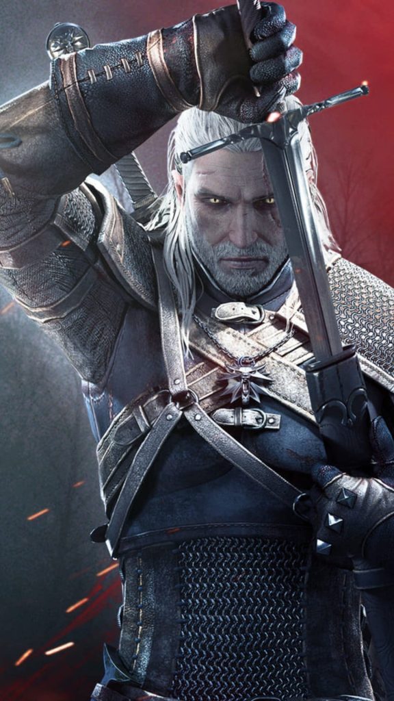 Geralt of Rivia Portrait Wallpaper