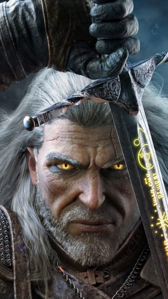 Geralt of Rivia Sword Wallpaper