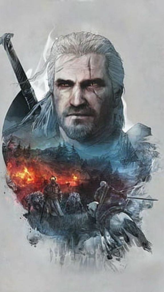 Geralt of Rivia Warrior Wallpaper