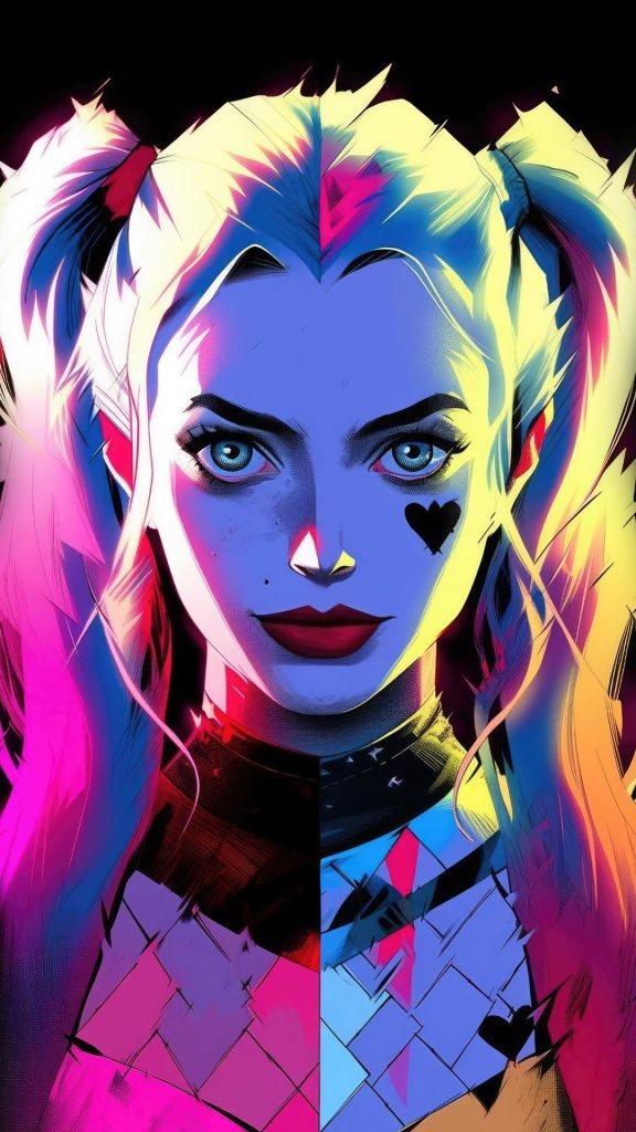 Harley Quinn art Wallpaper