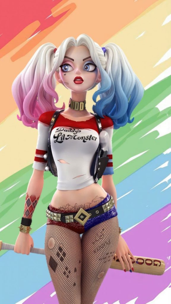 Harley Quinn cool cartoon wallpaper