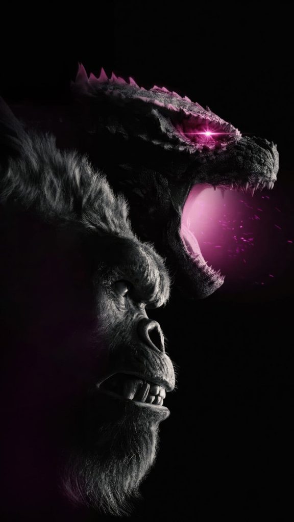 odzilla x kong the new empire 8k dolby poster Wallpaper